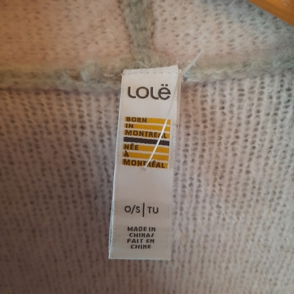 Lole Freddie Riverstone Two Tone gray blush pink wool blend sleeveless cardigan - Picture 13 of 14